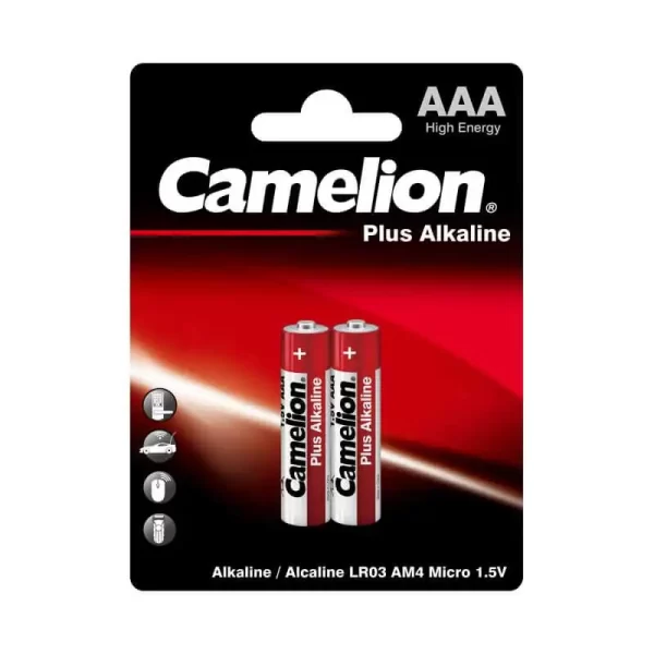 pack of Camelion plus alkaline batteries AAA-2-alkaline