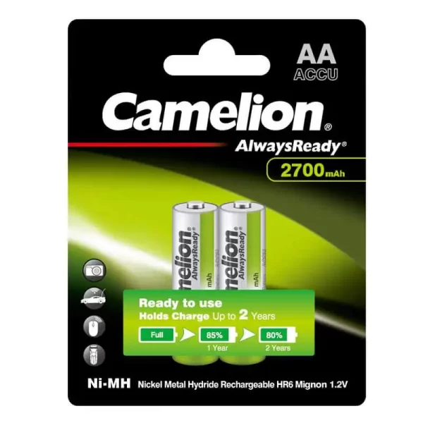 Camelion AA 2700mAh Rechargeable Battery (Pack of 2)