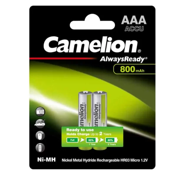 Camelion AlwaysReady Ni-MH AAA 800mAh (Pack of 2)